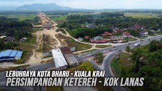 Lebuhraya KBKK Pakej 2B: Persimpangan Ketereh ke Kok Lanas, Kelantan. Kerja Tar Jalan Telah Mula