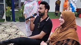 waseem badami with his wife at becone house school