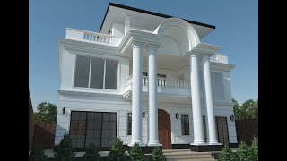 House Design | Damavand | دماوند |  طراحی ویلا کلاسیک | ویلا دوبلکس کلاسیک