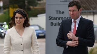 Princess Eugenie, husband step out for first royal engagement since wedding