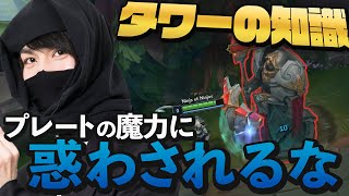 それ･･･他のことしたほうがよくないですか？タワーの知識【LoLTV/たぬき忍者/League of Legends】