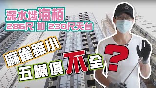 【C3驗樓系列】深水埗海珀｜麻雀雖小 五臟俱不全？｜執修問題一大籮｜觀眾們點睇？｜應該唔會天台漏水掛｜286房尺 + 230尺天台