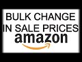 How To Bulk Update Sale Prices For More Than Product On Amazon - English - With Rakshhitt Sinhal