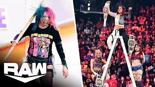 Damage CTRL Attack Asuka & Bianca Belair With a Ladder | WWE Raw Highlights 10/3/22 | WWE on USA