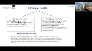 Statistics Master's Degree Online | MSc Data Science (Statistics)