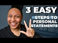 Fix Your Personal Statement in Minutes! How to Write a STRONG Personal Statement for Grad School