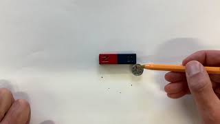 Plotting a magnetic field around a bar magnet with a plotting compass