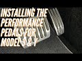 Installing the Performance Pedals for the Tesla Model 3 & Y