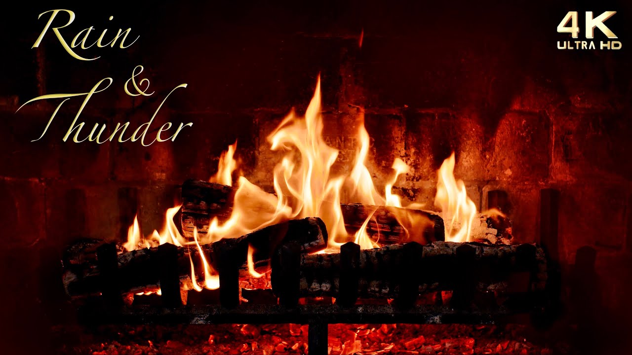 Crackling Fireplace Wallpaper