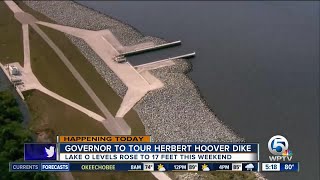 Gov. Scott to visit Herbert Hoover Dike on Lake Okeechobee
