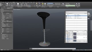 Step By Step - Bar Stool in AutoCAD