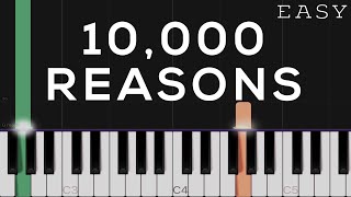 10,000 Reasons - Matt Redman | EASY Piano Tutorial