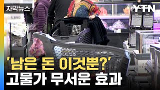 [자막뉴스] 근로·사업 소득 동시에 줄었다...허리띠 졸라맨 서민들  / YTN