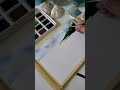 Beach landscape in watercolor