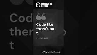 Best quote by "Steve Jobs" #motivation #inspiration #steve #apple #shorts #viral #coder #programmer