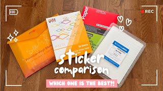 Comparing Sticker Sheet Brands: Online Labels vs HTVront vs QYH vs JOYEZA! 🤔