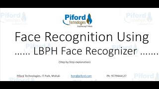 L-15 Face Recognition Using LBPH Face Recognizer