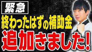 【ラストチャンス】事業再構築補助金13次が急遽公募開始した件について補助金採択額10億円の専門家が解説します。