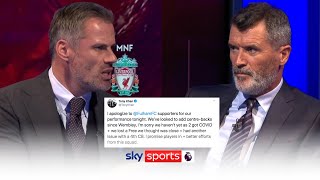 Carragher & Keane's BRUTAL reaction to Fulham Director of Football's tweet 👀 | Monday Night football