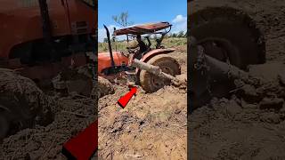 कीचड़ से ट्रैक्टर निकालने का गजब तरीका 😯 #mud #tractor