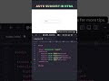 Typing just got smarter! 💡Learn how to add auto-suggest in HTML using the 《datalist》 tag.