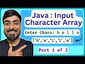 Java Program – Read Character Array Input | Arrays & Scanner | Part 1 (Beginners)