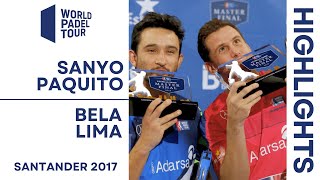 CRAZY END TO A CRAZY MATCH | Sanyo/Paquito VS Bela/Lima | Santander 2017 | Padel Flashback