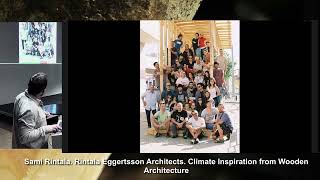 Sami Rintala  Rintala Eggertsson Architects  Climate Inspiration from Wooden Architecture