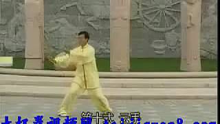 杨氏太极拳第五代传人崔仲三演练24式太极拳;Cui Zhong San Simplified 24 Forms Tai Chi