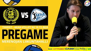 Tiikerit - Akaa-Volley ja TUTO Volley su-ke 10.-13.11.2024 | Otteluennakko