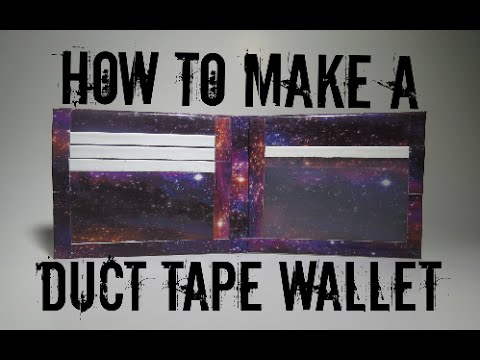 How to Make a Duct Tape Wallet for Beginners!! (Bi-Fold) EASY! How to Make a Duct Tape Wallet for Beginners!! (Bi-Fold) EASY!
