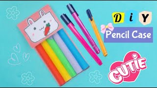 how to make pencil case/handmade paper pencil case/Diy pencil case
