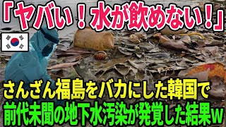 【海外の反応】K国「もう生活できない」K国の地下水が放射能汚染で緊急事態に…さんざん日本の原発を嘲笑してきた国家の末路