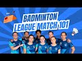 Step By Step Through A Badminton League Match - Amateur Badminton Player Routine