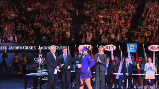Azarenka & Li Na Speeches - Australian Open 2013