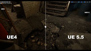 Unreal engine 4.27 RT vs Unreal engine 5.5 Lumen HWRT (UE4 vs UE5)