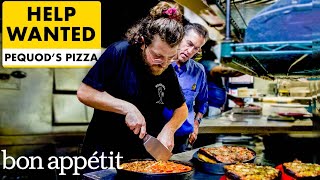 Working A Shift Making Famous Chicago Deep Dish Pizza | Help Wanted | Bon Appéti