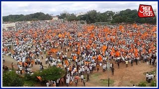 Maratha Kranti Takes Out Rally In Akola