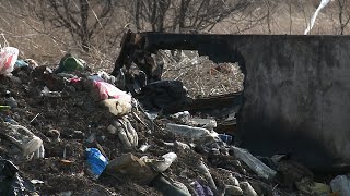 В Изобильненском округе обнаружили несанкционированную свалку в поле