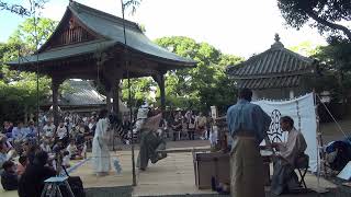 令和六年 伊勢大神楽波太神社総舞奉納 02山本勘太夫＆山本春太夫挨拶、神来舞