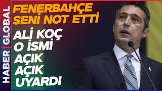 Fenerbahçe Kongresinde Gergin Anlar! Ali Koç O İsme Çok Sert Yüklendi