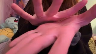 asmr hand sounds \u0026 movements (experimental visuals)