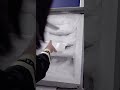 asmr freezer frost scraping