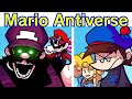 Friday Night Funkin': Antiverse: VS MARIO V1 (FNF Mod) (MX, Speedrunner Mario, Faceless & More)