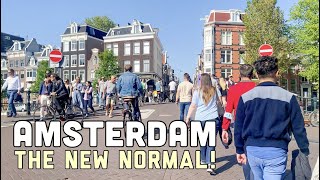 AMSTERDAM THE NEW NORMAL! ft. Nine Streets \u0026 Leidseplein | The Netherlands Walking Tour 2022 [4K HD]