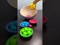 ASMR Marbles in Wooden Bowl | Colorful Balls & Plates Reverse Video #oddlysatisfying #marble #asmr