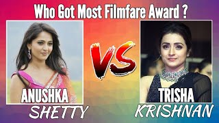 Anushka Shetty vs Trisha Krishnan | Filmfare Award South | CineFlamer