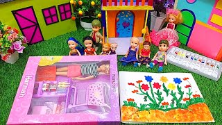 New Painting Ideas கொடுத்த Fathima | Pinky Unboxing New Playset | My Barbie Shows