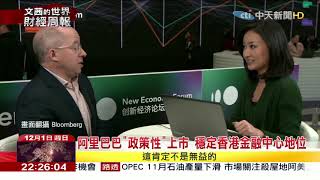 2019.12.01【文茜世界財經週報】阿里巴巴赴港掛牌　掛牌首日市值破4兆港元