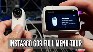 Insta360 GO3 FULL MENU TOUR! #insta360